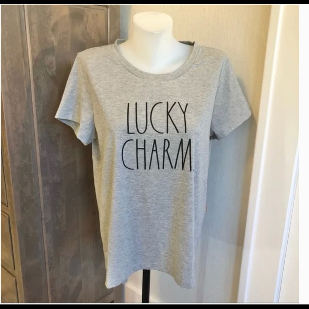 Rae Dunn LUCKY CHARM Tee shirt